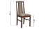 Tischgruppe - Set C mit 6 massiven Holzstühlen, Holzfarbe: Weiß, Polsterung: Dunkelgrau, robuster Tisch, bequemes Sitzgefühl, modernes Design