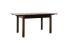Ausziehbarer Esstisch Kiefer Vollholz Junco 236D, Walnussfarben, 90 x 140 / 175 cm, eckiger Tisch, besonders robust und stabil, bietet viel Ablagefläche