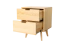Nachtkommode Kiefer massiv natur Aurornis 49 - Abmessungen: 64 x 50 x 40 cm (H x B x T)