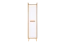 Schrank Caranx 2, Farbe: Weiß / Eiche / Anthrazit - Abmessungen: 195 x 47 x 55 cm (H x B x T)