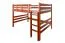 Hochbett 160 x 200 cm "Easy Premium Line" K23/n, Buche Massivholz Kirschfarben lackiert, teilbar