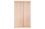 Schiebetürenschrank / Kleiderschrank Wewak 22, Farbe: Sonoma Eiche - Abmessungen: 200 x 120 x 62 cm (H x B x T)