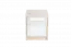 Jugendzimmer - Nachtkästchen Greeley 13, Farbe: Buche / Weiß / Hellgrau - Abmessungen: 48 x 40 x 40 cm (H x B x T), mit 2 Schubladen