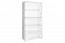 Regal Kiefer massiv Vollholz weiß lackiert Junco 50A - Abmessung 195 x 100 x 42 cm