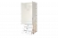 Drehtürenschrank / Kleiderschrank 18, Farbe: Weiß - Abmessungen: 236 x 84 x 56 cm (H x B x T)