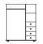 Kleiderschrank Holz natur