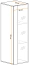 Hängevitrine Fardalen 17, Farbe: Weiß - Abmessungen: 120 x 30 x 30 cm (H x B x T), mit Push-to-open Funktion
