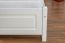 Holzbett Kiefer 160 x 200 cm Weiß